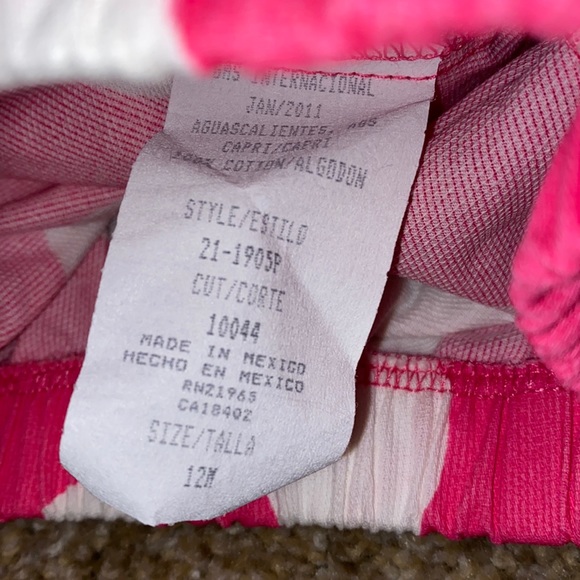 Peaches ‘N Cream toddler outfit pant and top, size 12M - Picture 8 of 9